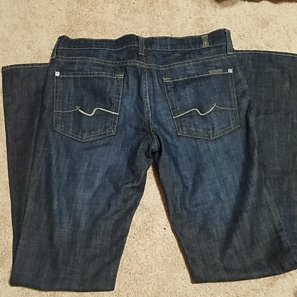 7 for all mankind organic denim bootcut jeans - Picture 5 of 5
